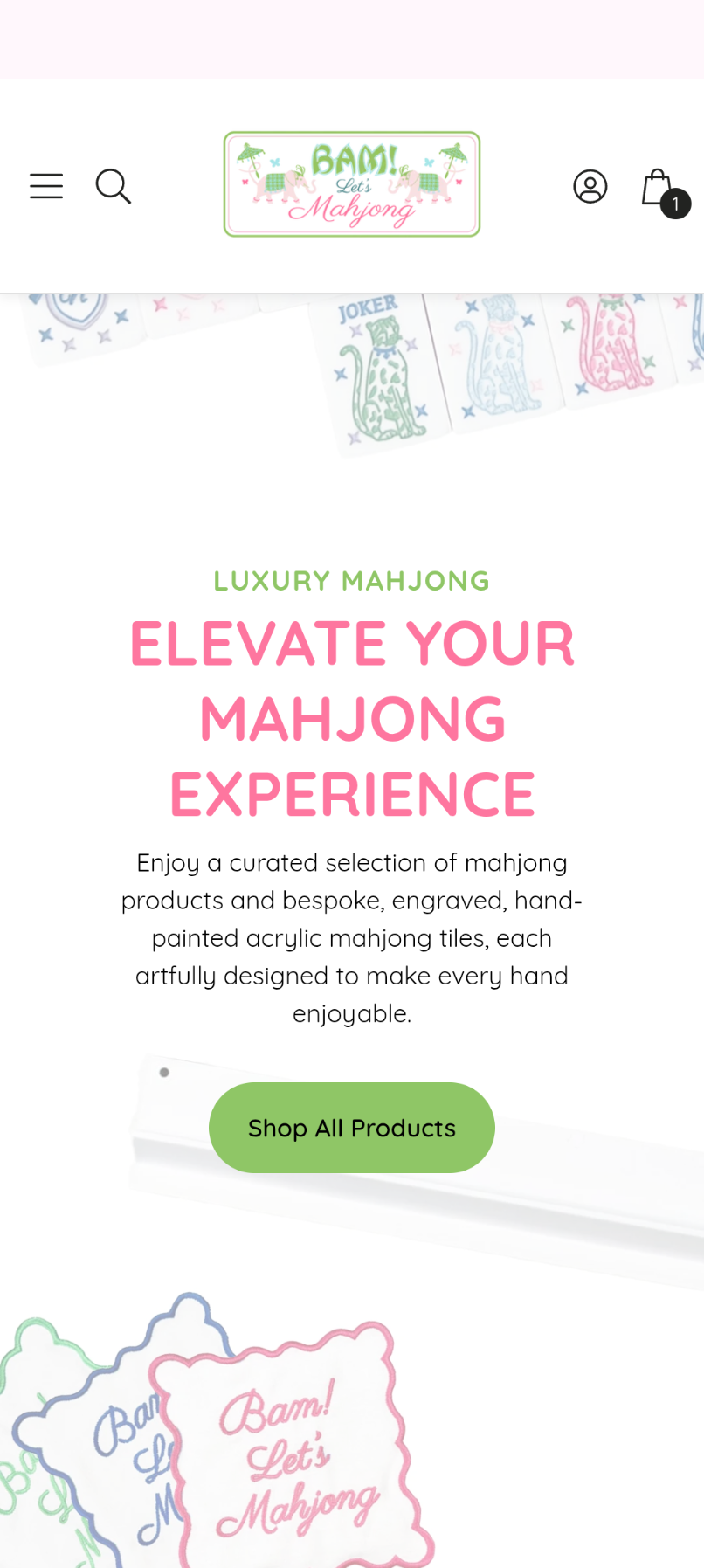 Bam! Let's Mahjong — example screenshot 1