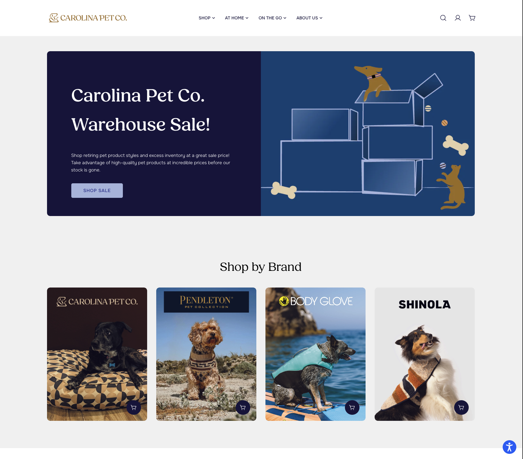 Carolina Pet Co. — example screenshot 1
