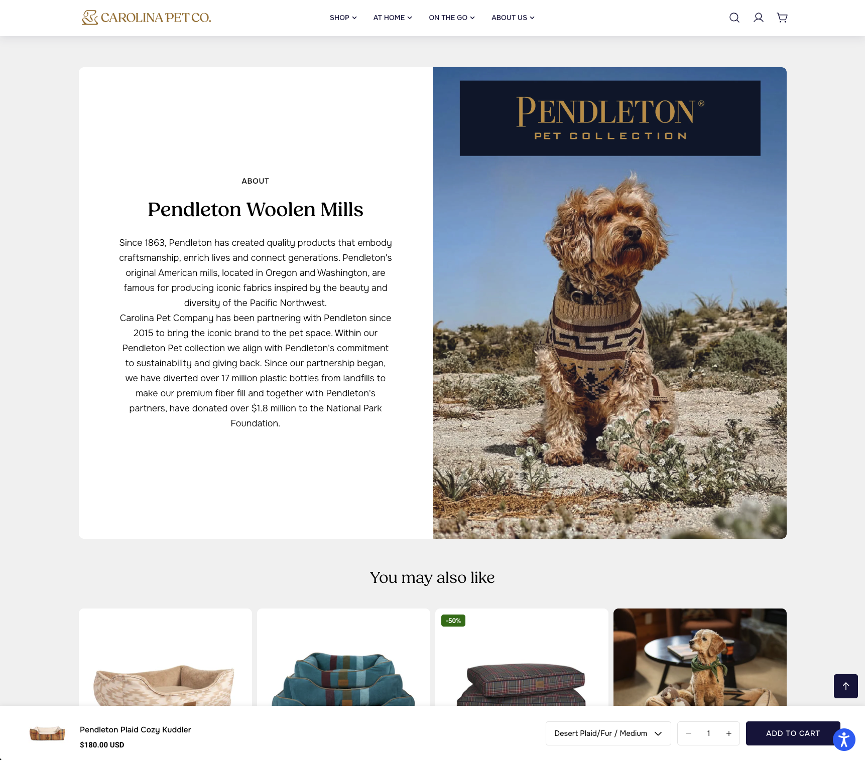 Carolina Pet Co. — example screenshot 6